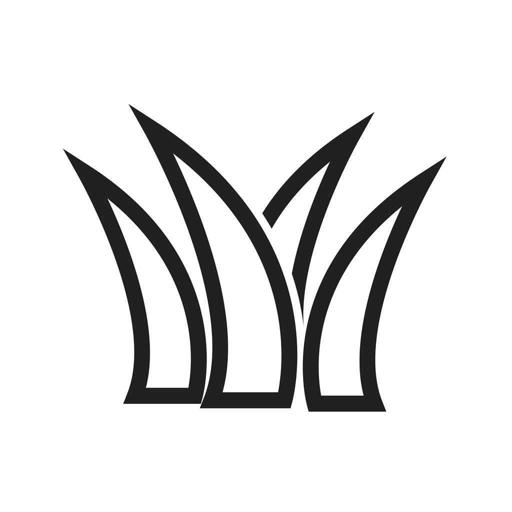 1024x1024 Grass Line Icon - Grass Line Drawing