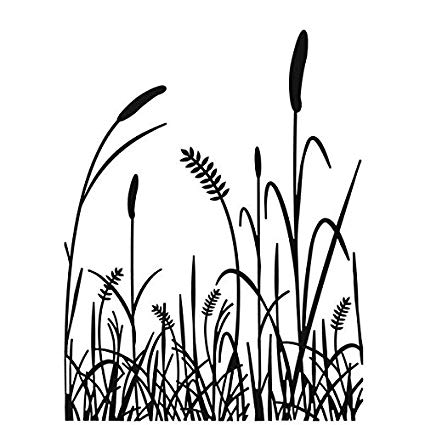 425x425 darice embossing folder grass, x arts - Grass Line Drawing