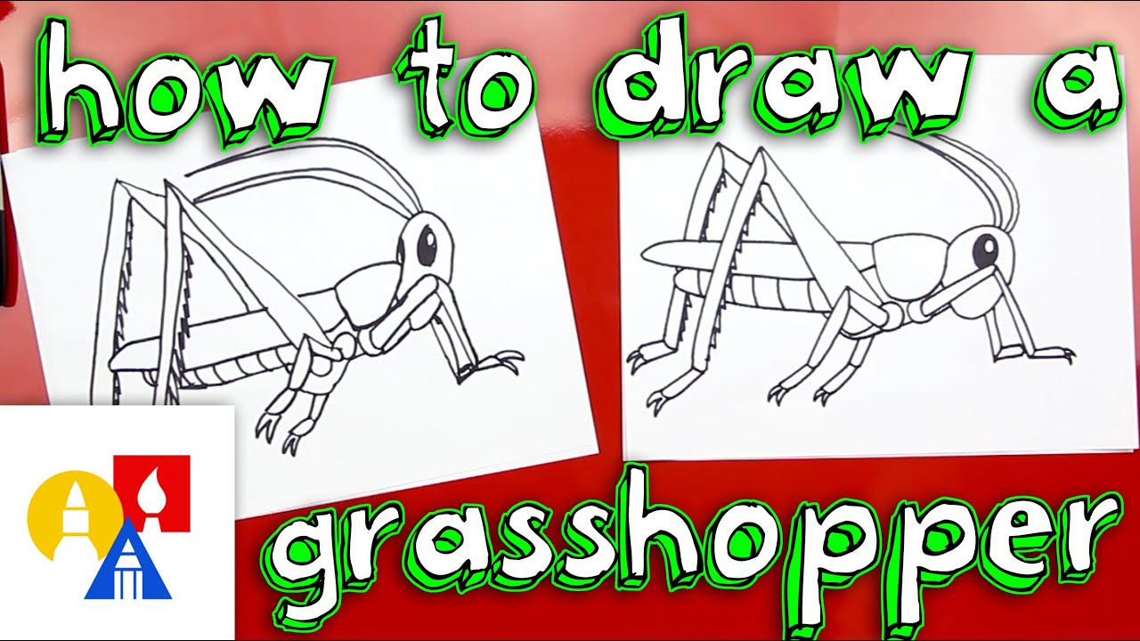 1280x720 how to draw a grasshopper - Grasshopper Drawing For Kids