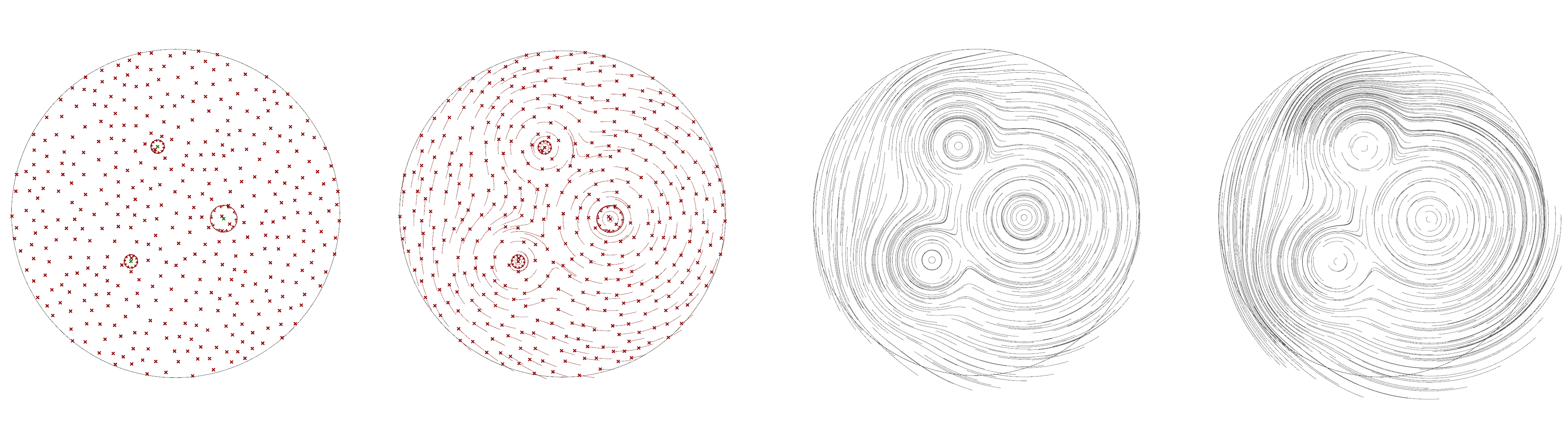 4127x1134 Vector Field Tools In Grasshopper Basic Spin Force Example - Grasshopper Line Drawing