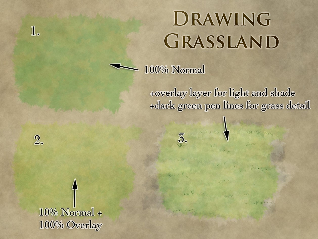 1258x947 how to draw grassland - Grassland Drawing