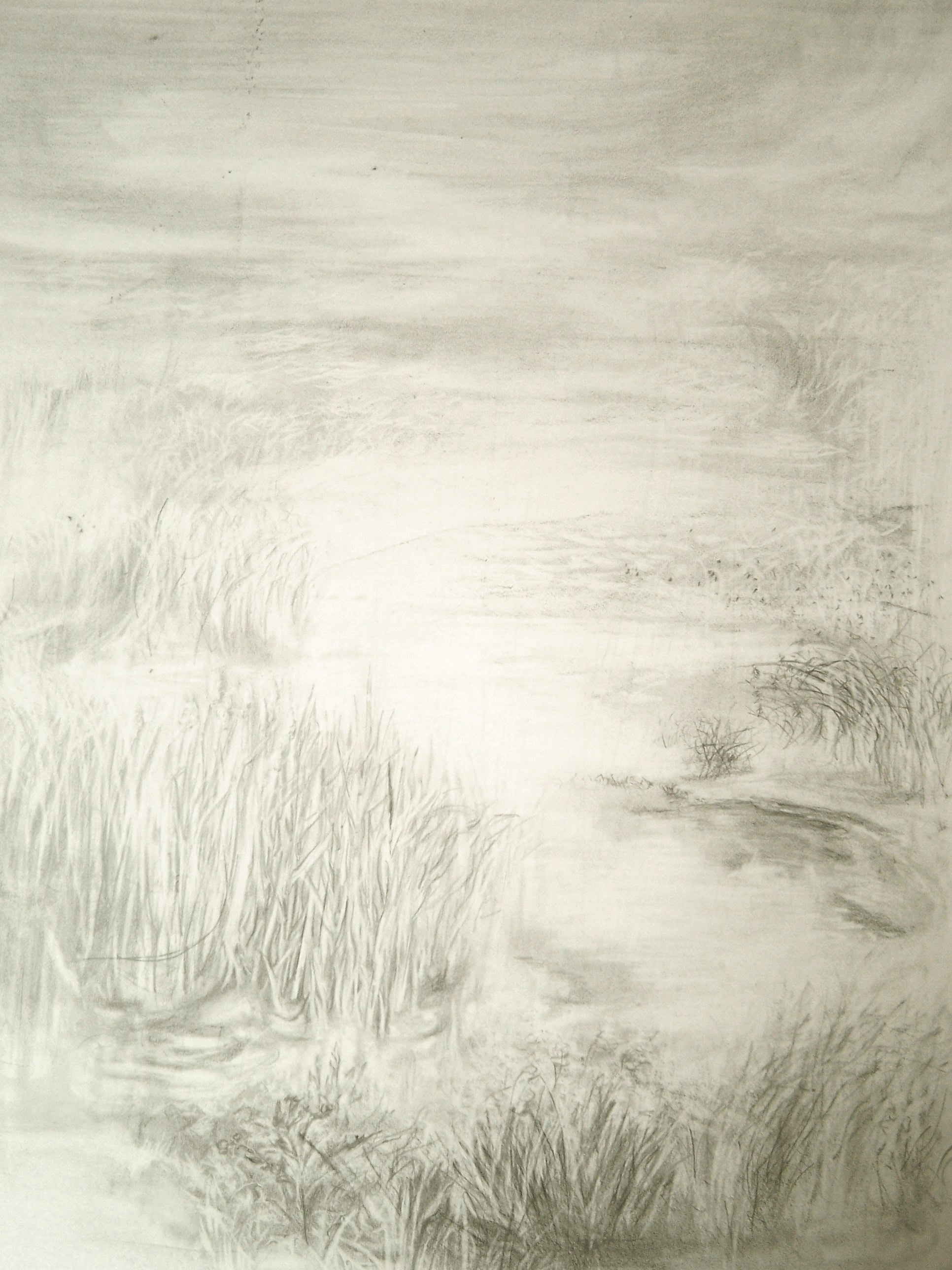 1932x2576 wetlands and grassland in china meili paper - Grassland Drawing