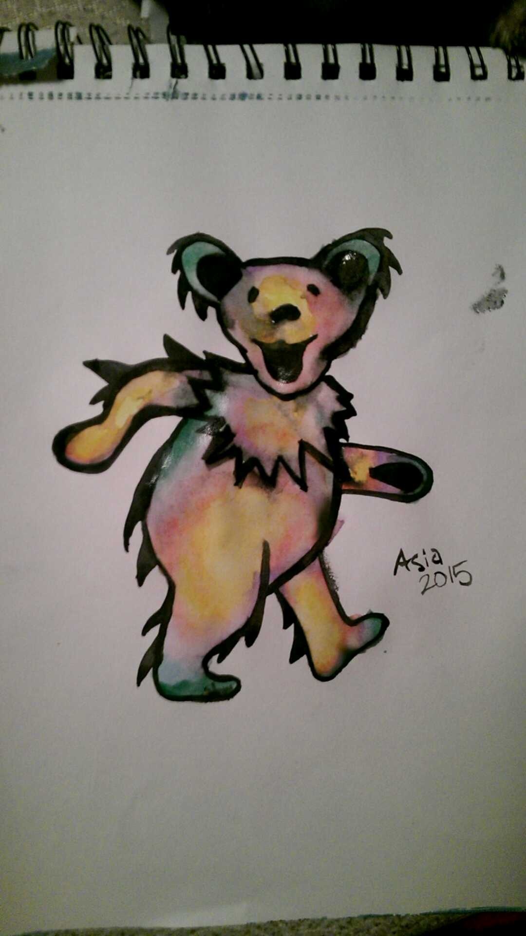 1080x1920 grateful dead bear foundmyself - Grateful Dead Bear Drawing