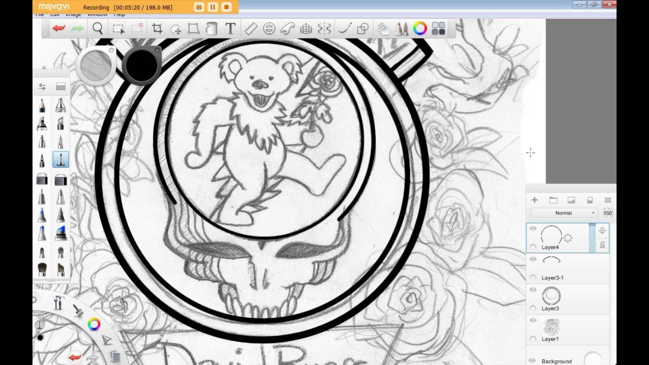 1280x720 Grateful Dead Tattoo - Grateful Dead Drawings