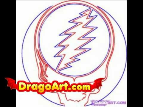 480x360 How To Draw The Grateful Dead, Step - Grateful Dead Drawings