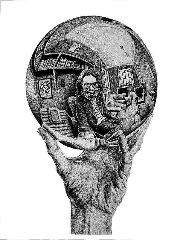 602x803 Jerry Garcia M C Escher Collaboration - Grateful Dead Drawings