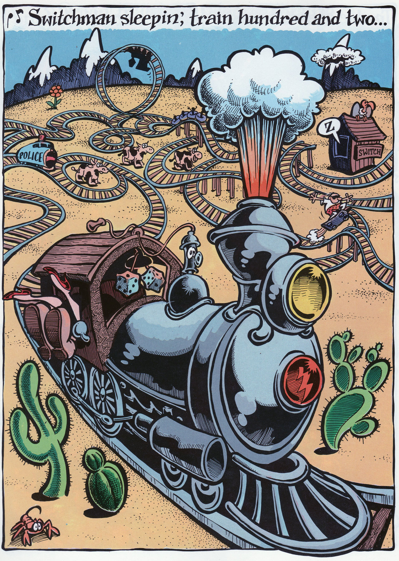 1280x1798 Drivin' That Train Nina Paley's Blog - Grateful Dead Drawings