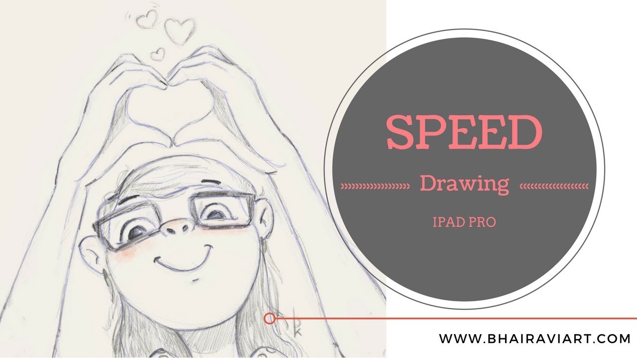 1280x720 Speed Drawing Gratitude Bhairaviart - Gratitude Drawing