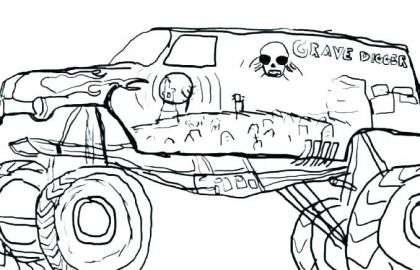 Grave Digger Drawing at PaintingValley.com | Explore collection of