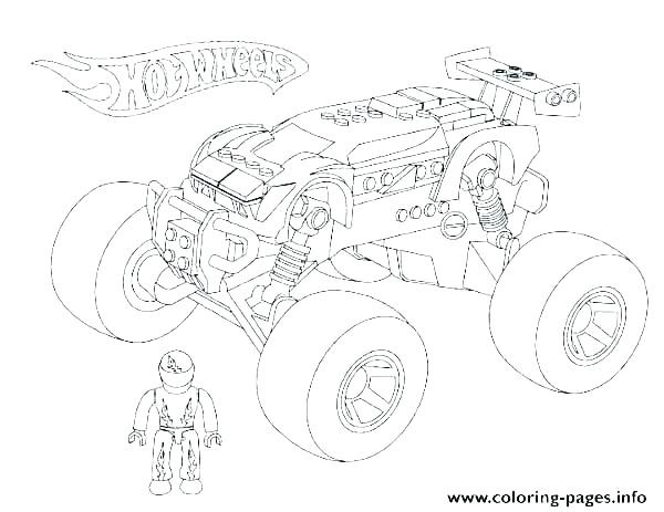 600x463 grave digger monster truck coloring pages beautiful grave digger - Grave Digger Monster Truck Drawing