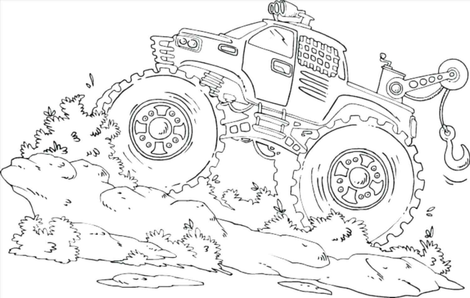 Grave Digger Monster Truck Drawing at PaintingValley.com | Explore