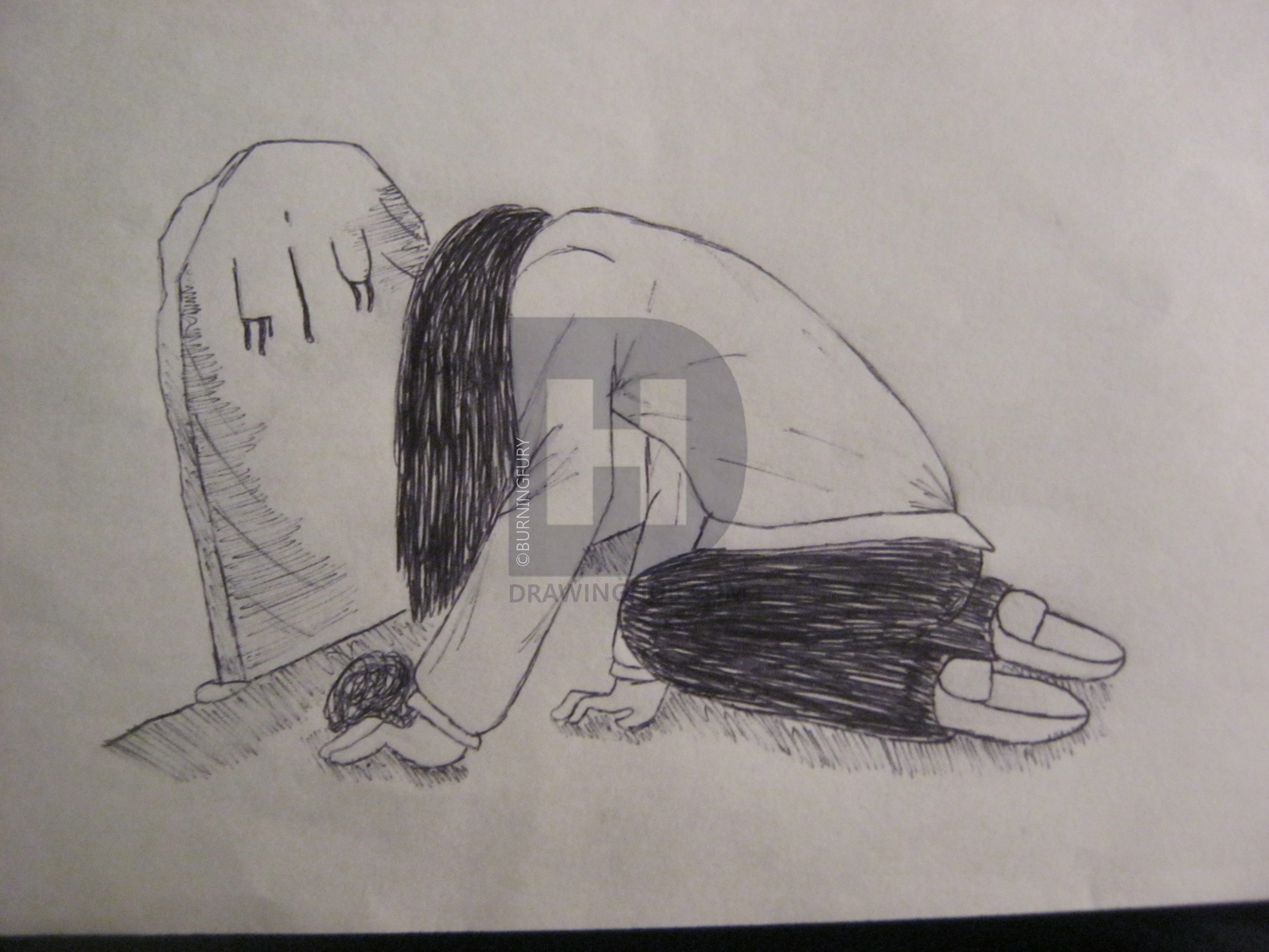 3648x2736 Jeff At Lius Grave Drawing - Grave Drawing