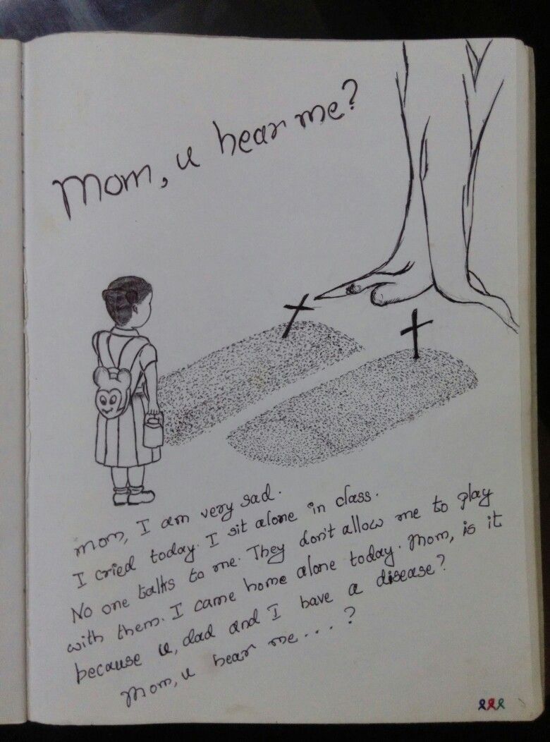 780x1052 Lonely Girl - Grave Drawing