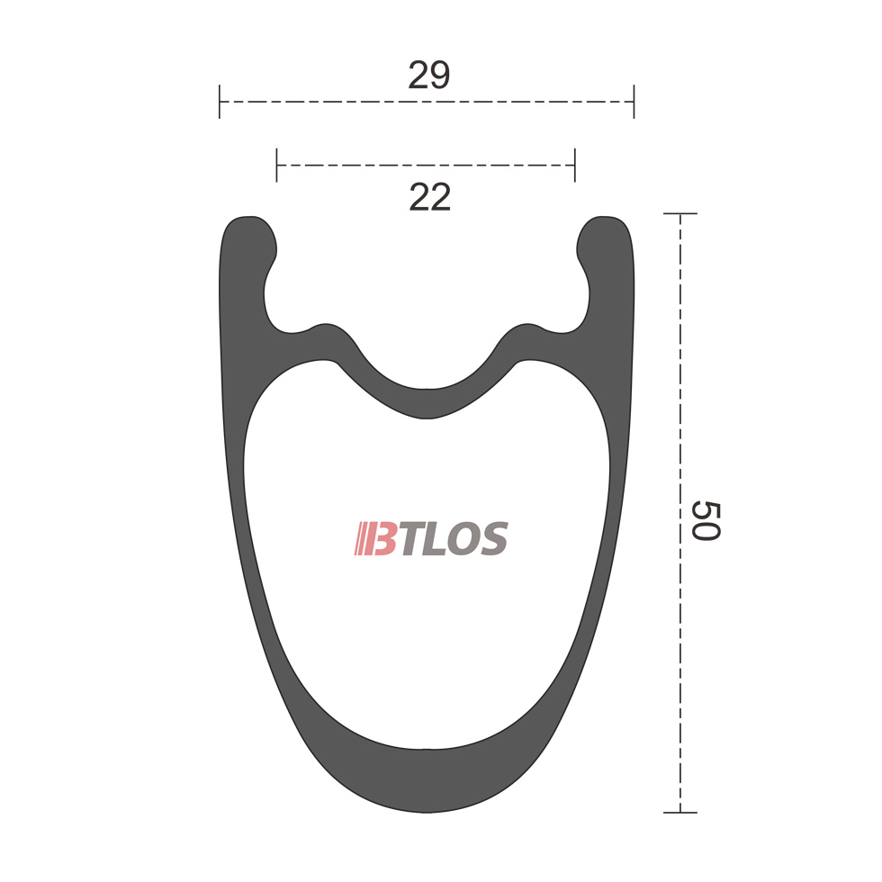 980x980 clincher gravelcx disc brake rims - Gravel Drawing