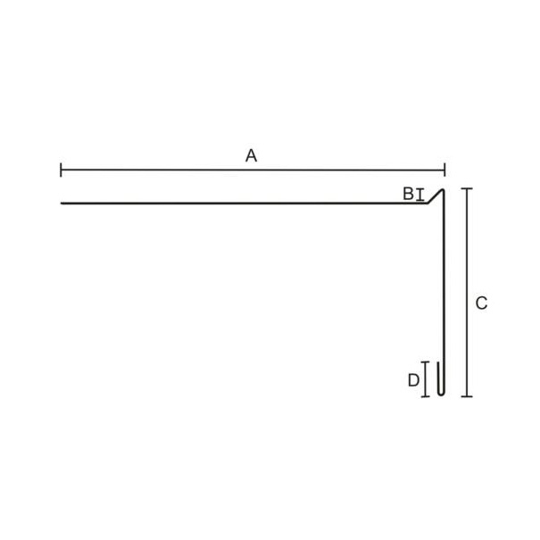 605x605 Gravel Guard Metal Drawing - Gravel Drawing