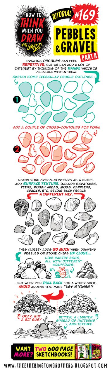 383x1255 the etherington brothers how to think when you draw pebbles - Gravel Drawing