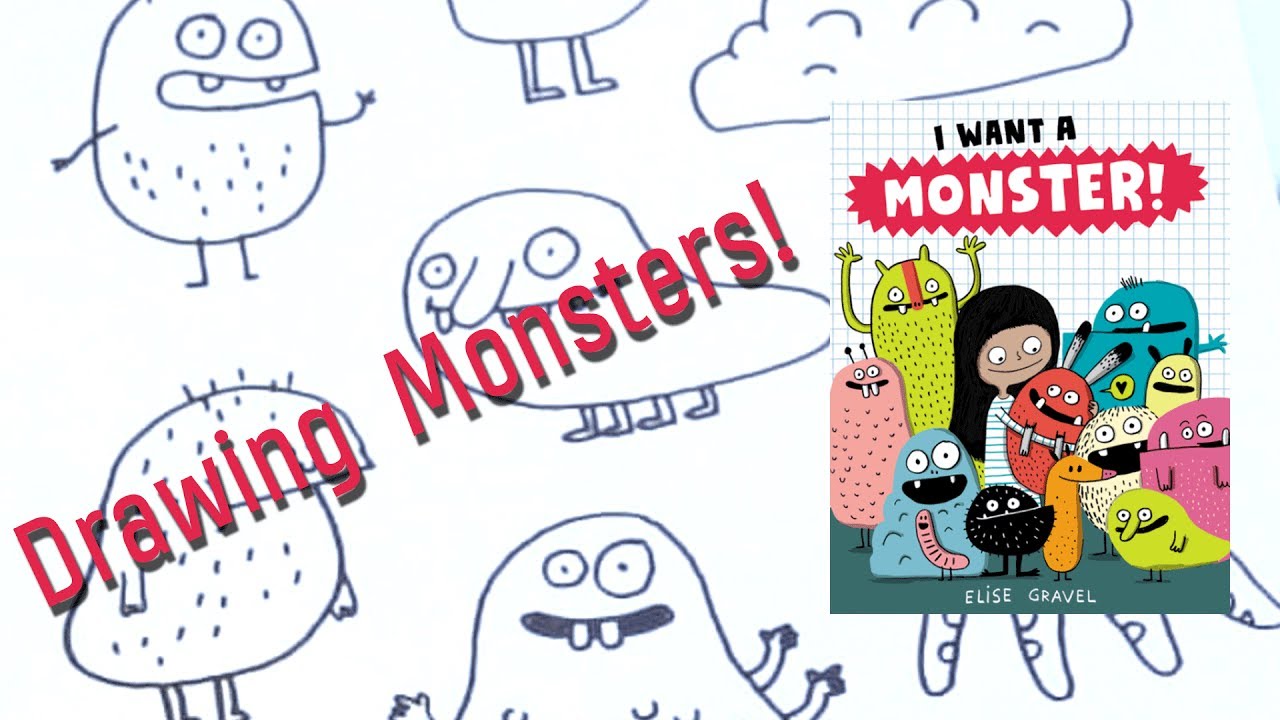 1280x720 Todayilearned How To Draw Monsters With Elise Gravel I Want - Gravel Drawing