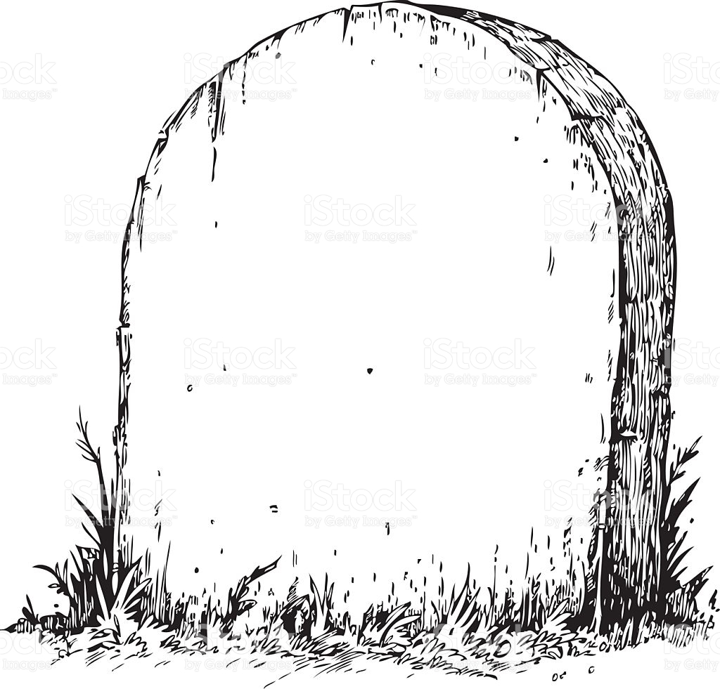 Gravestone Drawing at PaintingValley.com | Explore collection of