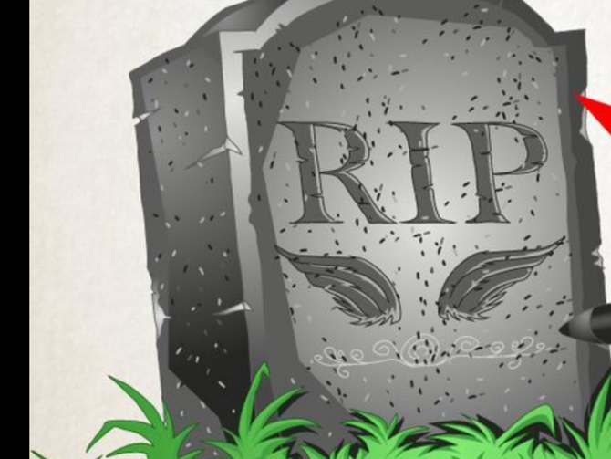 670x503 how to draw a gravestone steps - Gravestone Drawing