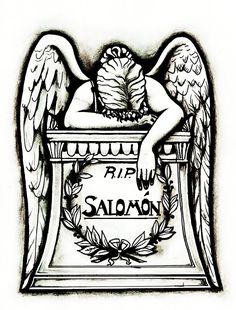 236x310 best angel tombstone tattoos images tombstone tattoo, angel - Gravestone Drawing