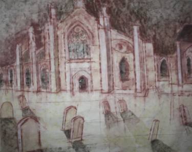 375x298 Graveyard Drawing - Graveyard Drawing