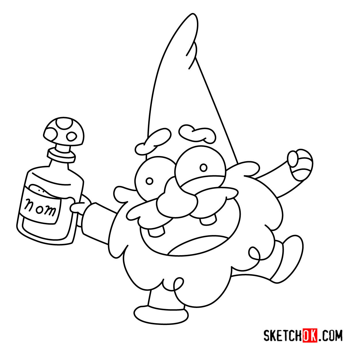 Gravity Falls Drawing Outline