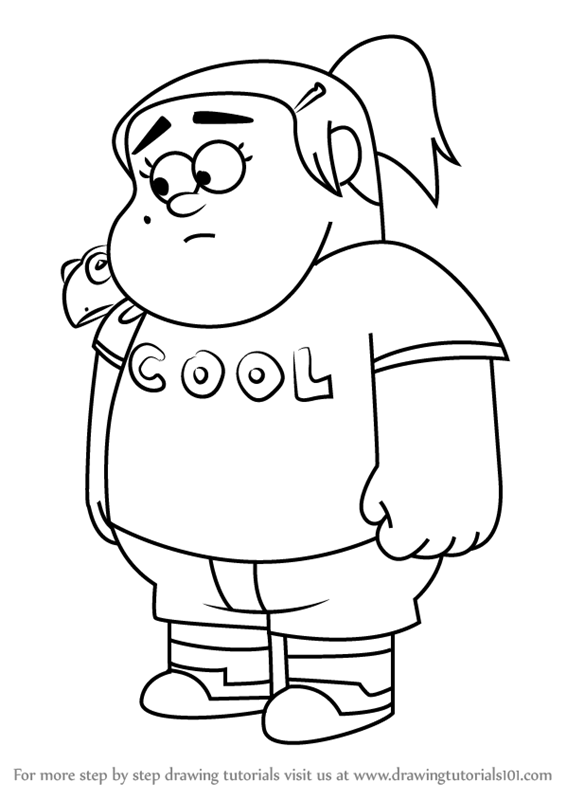 566x800 learn how to draw grenda from gravity falls - Gravity Drawing