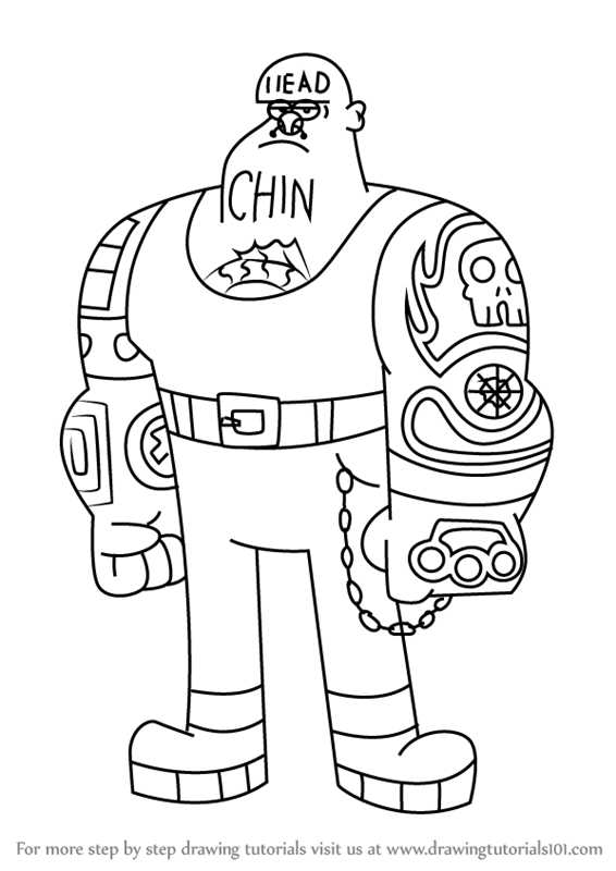 566x800 learn how to draw tats from gravity falls - Gravity Drawing