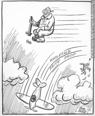 317x385 how long can he defy the law of gravity drawing - Gravity Drawing