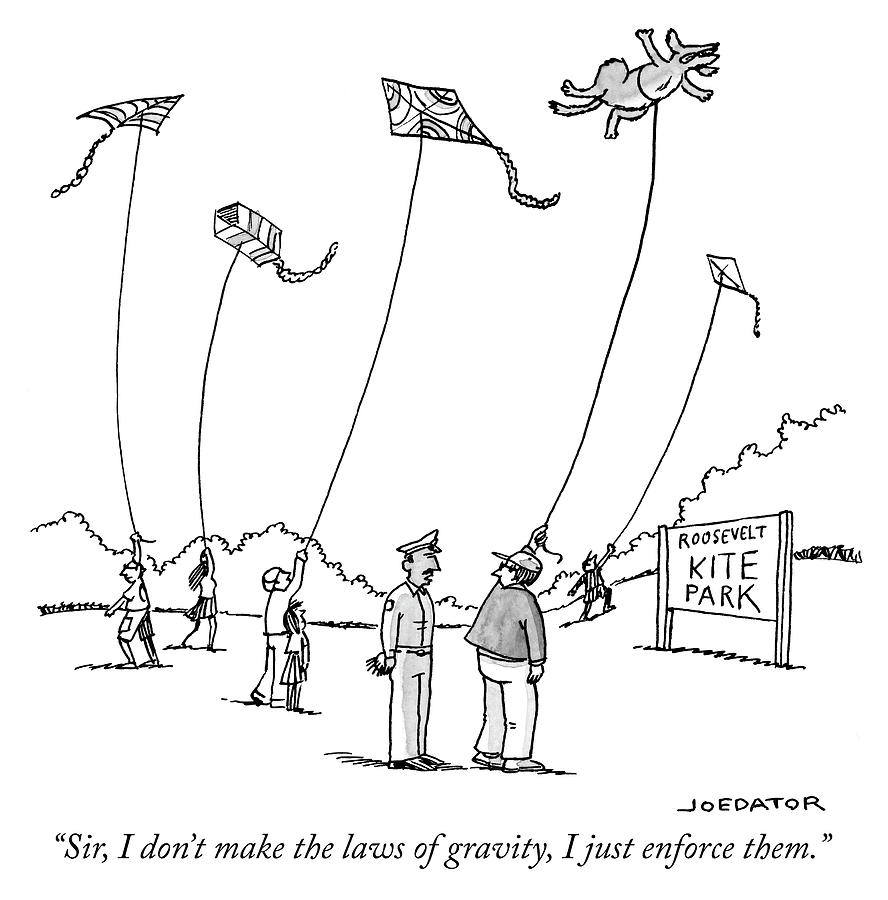 888x900 the laws of gravity drawing - Gravity Drawing