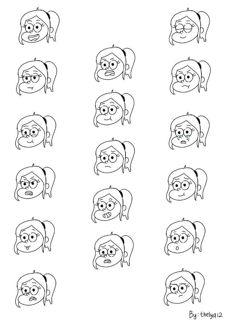 724x1024 how to draw gf gravity falls amino art - Gravity Drawing