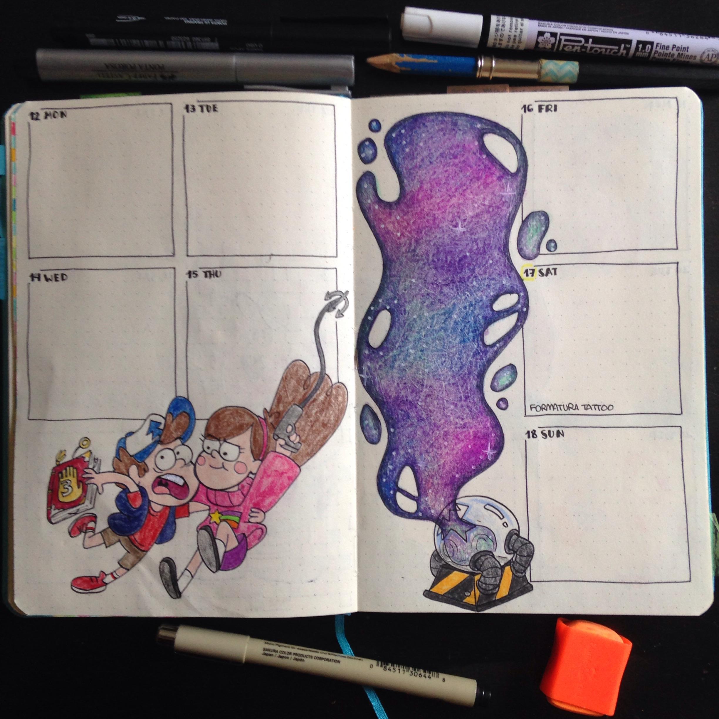 2448x2448 week of gravity falls themed march! a bit less drawing on this - Gravity Falls Drawings