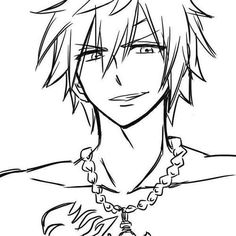 236x236 Image Result For Anime Wolf Boy Chibi Outline Anime Anime Boy - Gray Drawing