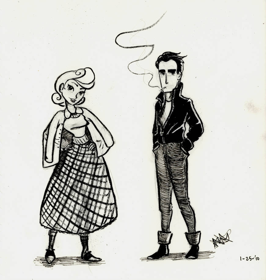 Greaser Drawing at PaintingValley.com | Explore collection of Greaser