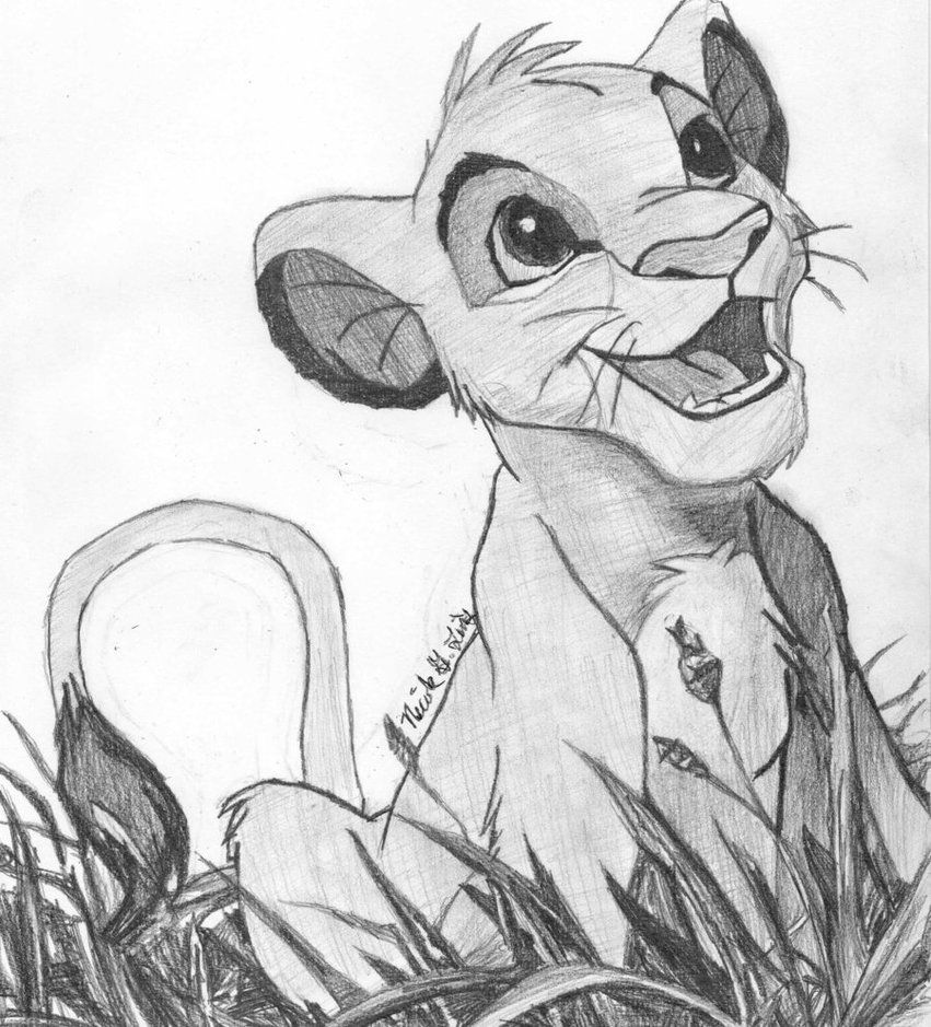 851x939 Great Drawing Of Simba!! Drawings To Do - Great Drawings