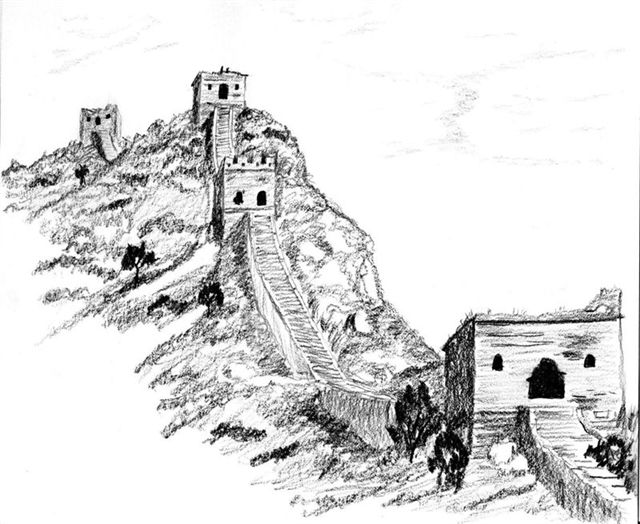 640x524 Welcome To Bradybot - Great Wall Drawing
