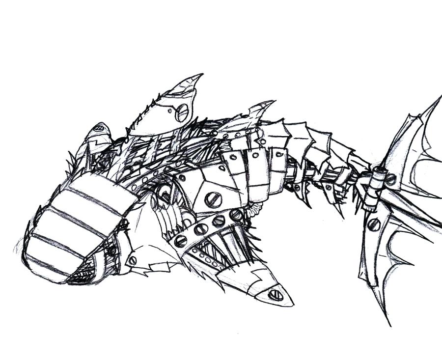 900x739 how to draw a great white shark with shark drawings art ideas - Great White Shark Cartoon Drawing