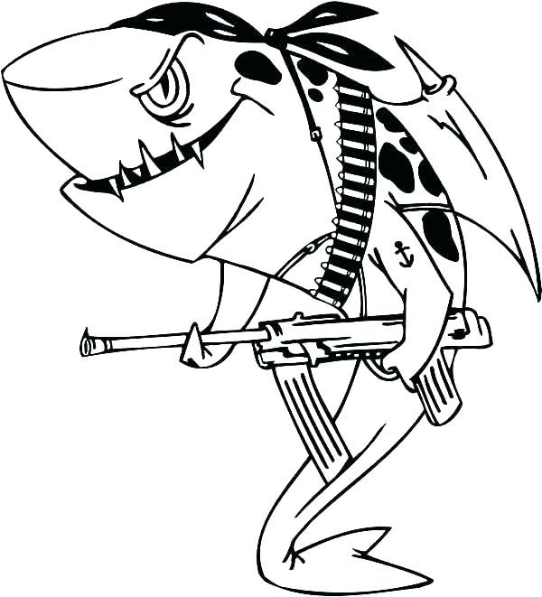 600x661 sharks coloring pages great white shark drawings library cartoon - Great White Shark Cartoon Drawing