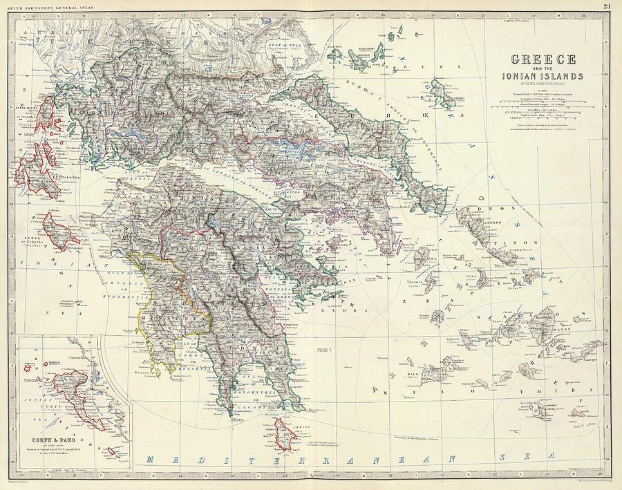 Greece Map Drawing At PaintingValley Com Explore Collection Of Greece   Greece Map Drawing 36 