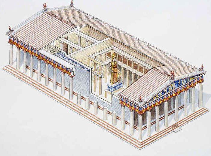 702x520 Greek Architecture - Greek Architecture Drawing