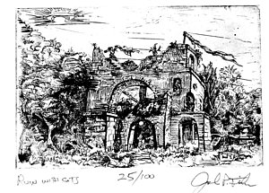 300x215 Ancient Greek Architecture Drawings Fine Art America - Greek Architecture Drawing