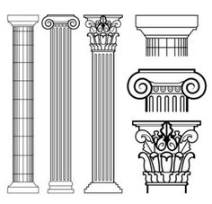 236x227 cartoon drawings of greek gods clip art of a greek temple - Greek Columns Drawing