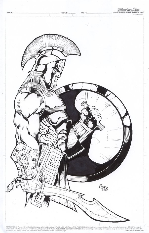600x937 achilles drawing war greek for free download - Greek Drawings