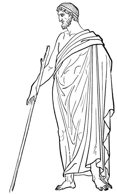 400x658 Ancient Greek Costume - Greek Drawings