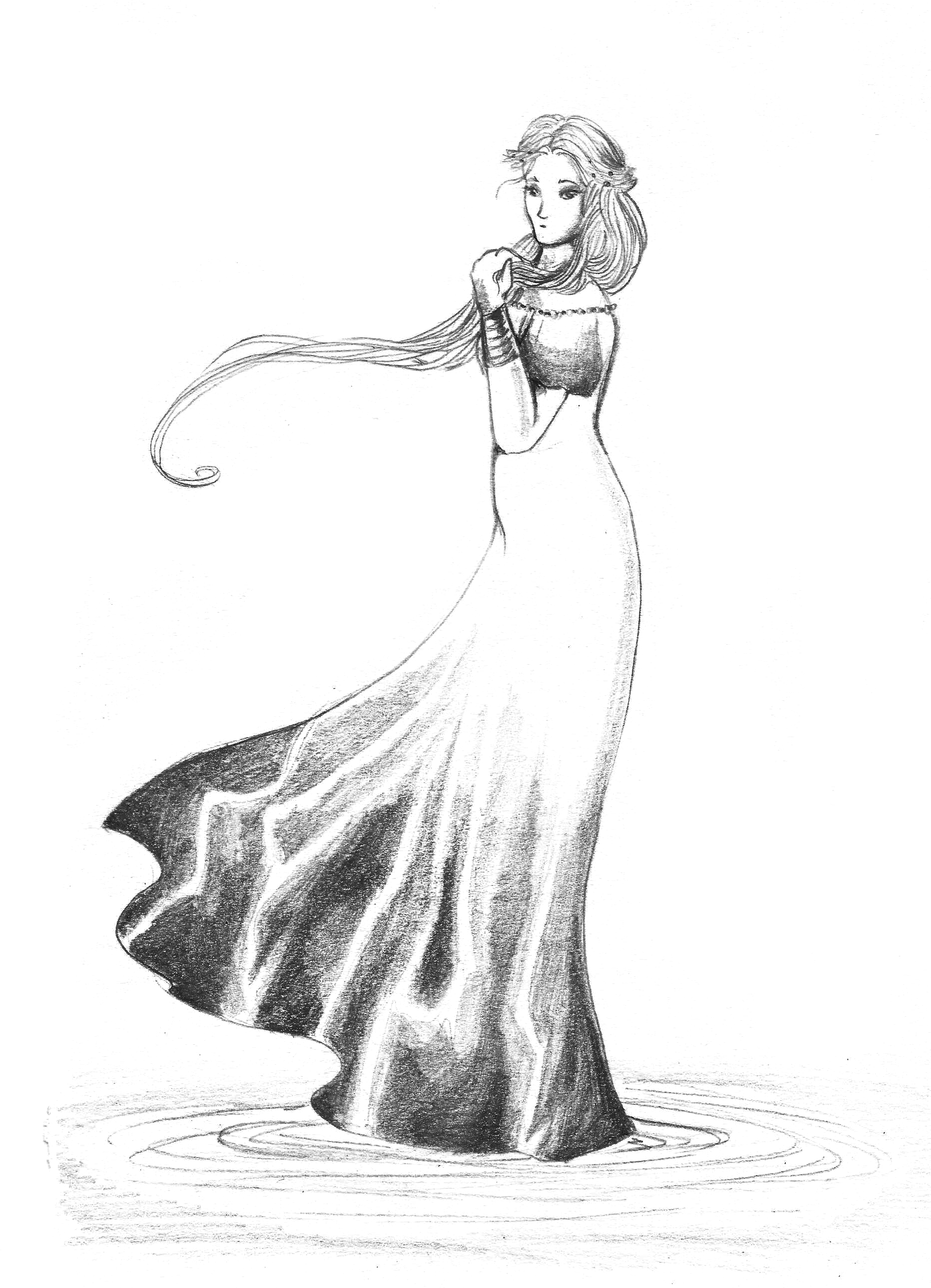 Greek Goddess Drawing at Explore collection of