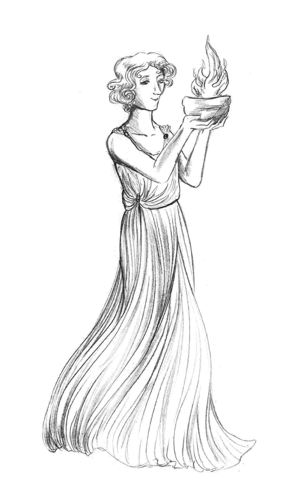 Greek Goddess Drawing at Explore collection of