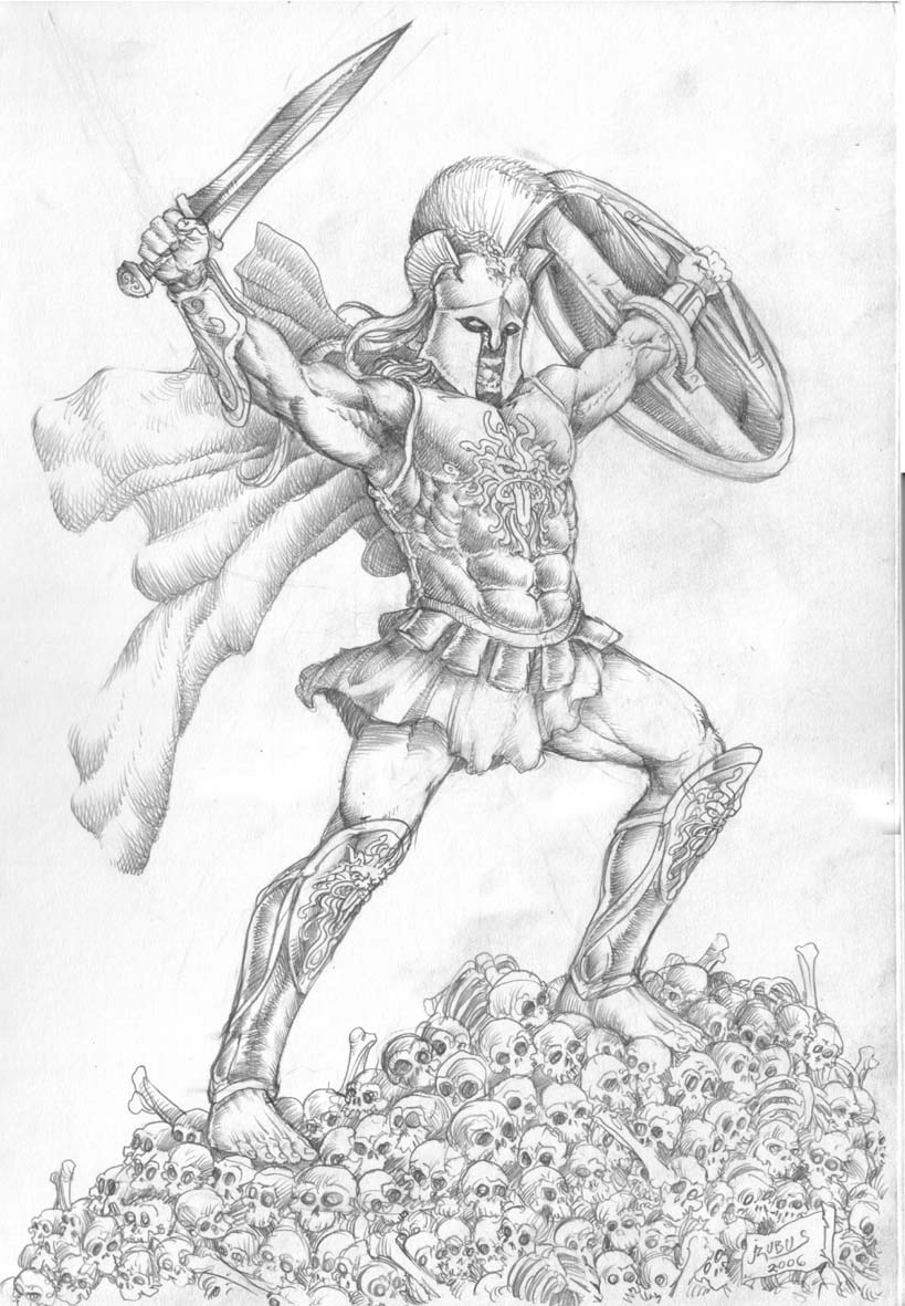 819x1181 Hephaestus Drawing Free Download - Greek Gods Drawing
