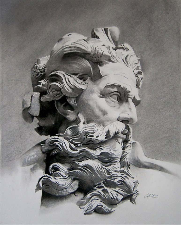 772x960 Sculpture Drawing Greek Statue For Free Download - Greek Gods Drawing