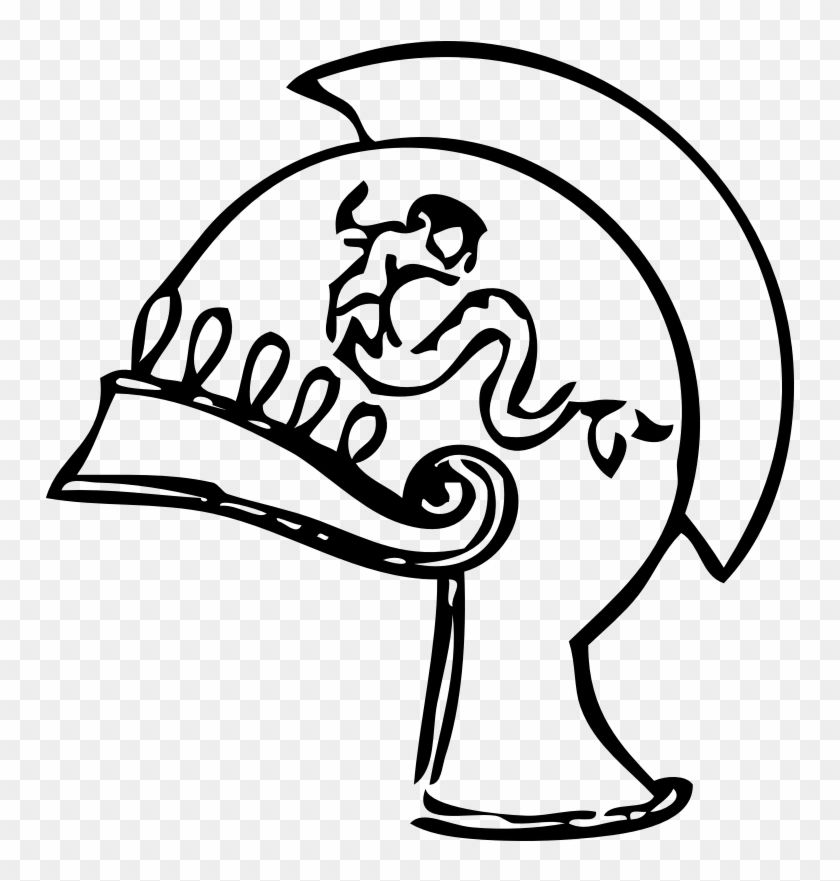 Greek Helmet Drawing at Explore collection of