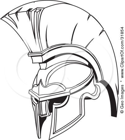 404x450 image result for spartan helmet drawing spartan tattoo helmet - Greek Helmet Drawing